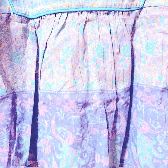 💜NWT💜 SPELL ✨EXTREMELY RARE VINTAGE PIECE✨ Opal Xanadu Blouse Sz XS - Picture 11 of 14